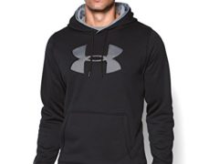 Under Armour Men's Storm Armour Fleece Big Logo Hoodie, Black (002), Large Tall