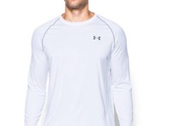 Under Armour Men's Tech Long Sleeve T-Shirt, White (100), Large