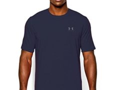 Under Armour Men's Charged Cotton Sportstyle T-Shirt, Midnight Navy/Steel, X-Large