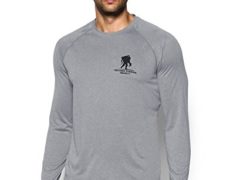 Under Armour Men's Tech WWP Long Sleeve T-Shirt, True Gray Heather (025), Large