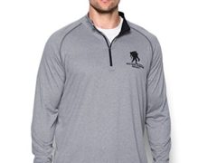 Under Armour Men's WWP Tech ¼ Zip, True Gray Heather (025), XX-Large