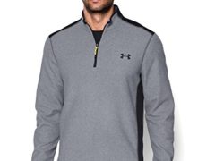 Under Armour Men's ColdGear Infrared Fleece 1/4 Zip, Steel (035), Large