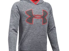 Under Armour Boys' UA Armour Fleece Highlight Twist Hoodie Youth X-Large Graphite